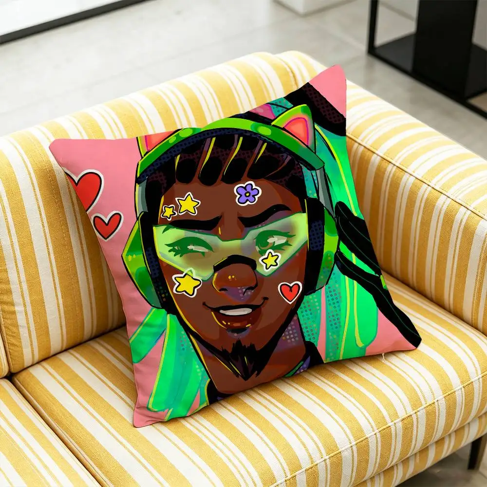For Overwatch Lucio Emre Ramattra Roadhog Junkrat Throw Pillow Cover Case Custom Decorative Pillowcase Accent Cushion Covers DIY