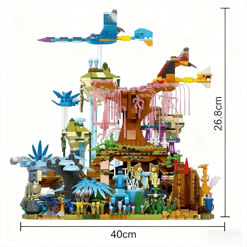 Creative  IDEAS The World Building Blocks Bricks Ideas Animal World Model Brick Toys Gift for Adults Kid