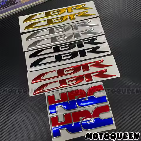 For Honda HRC CBR 250R 300R 500R 650R 600 1000 RR Motorcycle Body Shell Fairing 3D Label Emblem Logo Tank Pad Decals Stickers