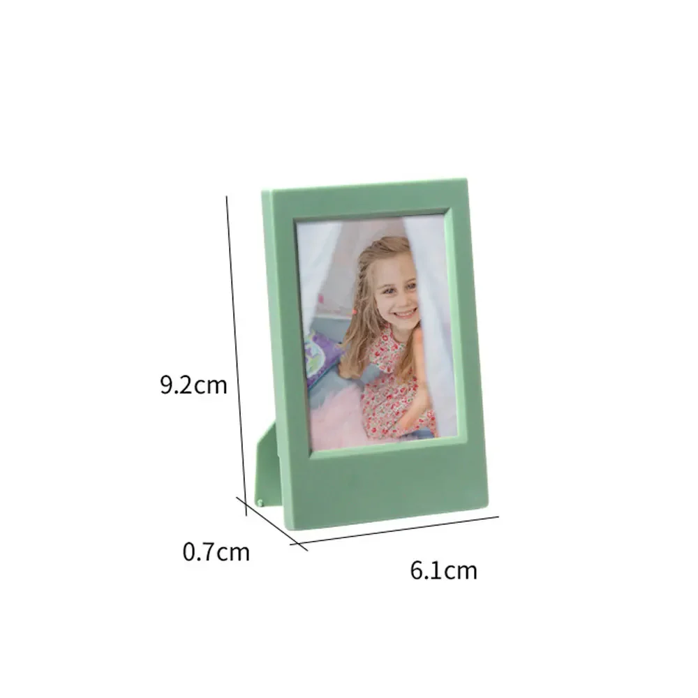 1Pc 3 Inch Mini Film Photo Frame Color Frame Children\'s Art Photo Frame for Polaroid Photo Picture Home Decor Storage Supplies