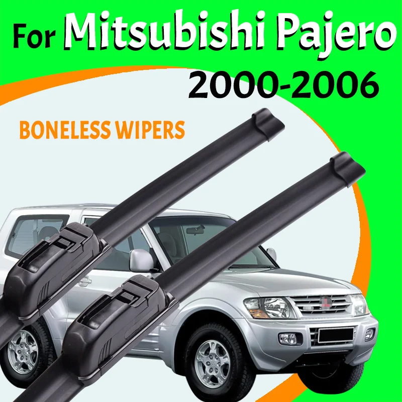 For Mitsubishi Pajero V60 Montero Shogun MK3 2000-2006 Black Car Wiper U-type Wiper HD Quiet Durable Automotive Wiper 20\