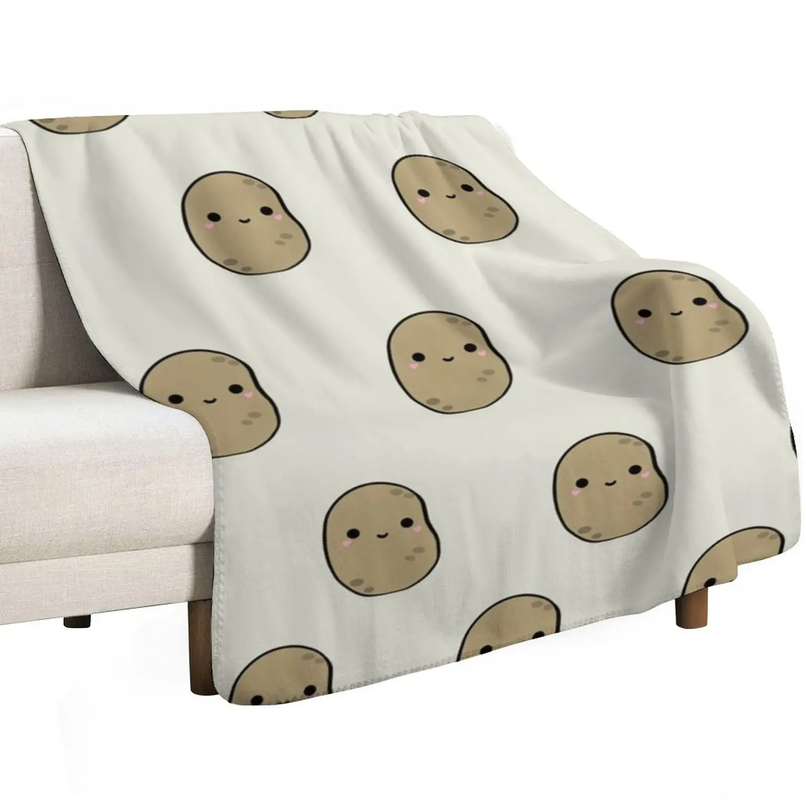 Cute Potatoes Throw Blanket Soft Beds blankets ands Hairys Travel Luxury St Flannels Blankets