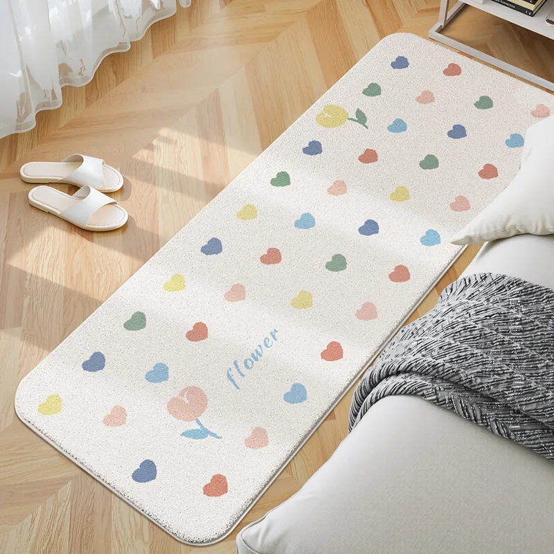 Japanese Style Lamb Wool Rug, Dense Plush Carpet for Bedside Living Room, Ultra Soft Warm Floor Mat, Bedroom Decor Home Carpet