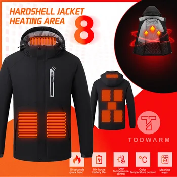 TODWARM Heat jacket Cold-proof Motorcycle Heating Jacket Men Winter Waterproof Warm Moto Cycling Chaqueta Hooded assault jacket 3 TODWARM Heat jacket Cold-proof Motorcycle Heating Jacket Men Winter Waterproof Warm Moto Cycling Chaqueta Hooded assault jacket 3