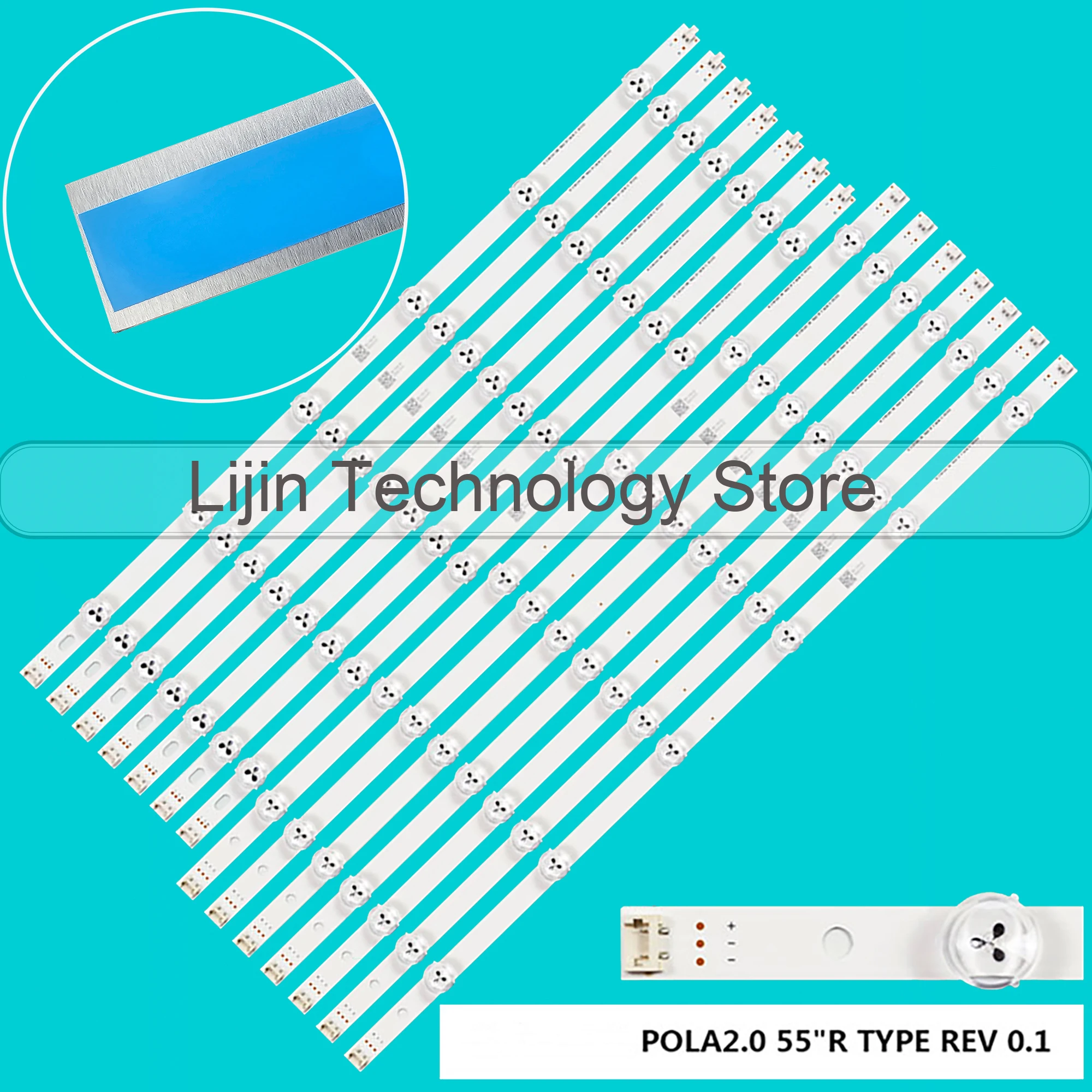 

LED Backlight Strip For 55LN540B 55LN5403 55LN540V 55LA613V 55LA615S 55LN541V 55LN578V 55LA6130 55LN610V NC550DUN-SAAP2