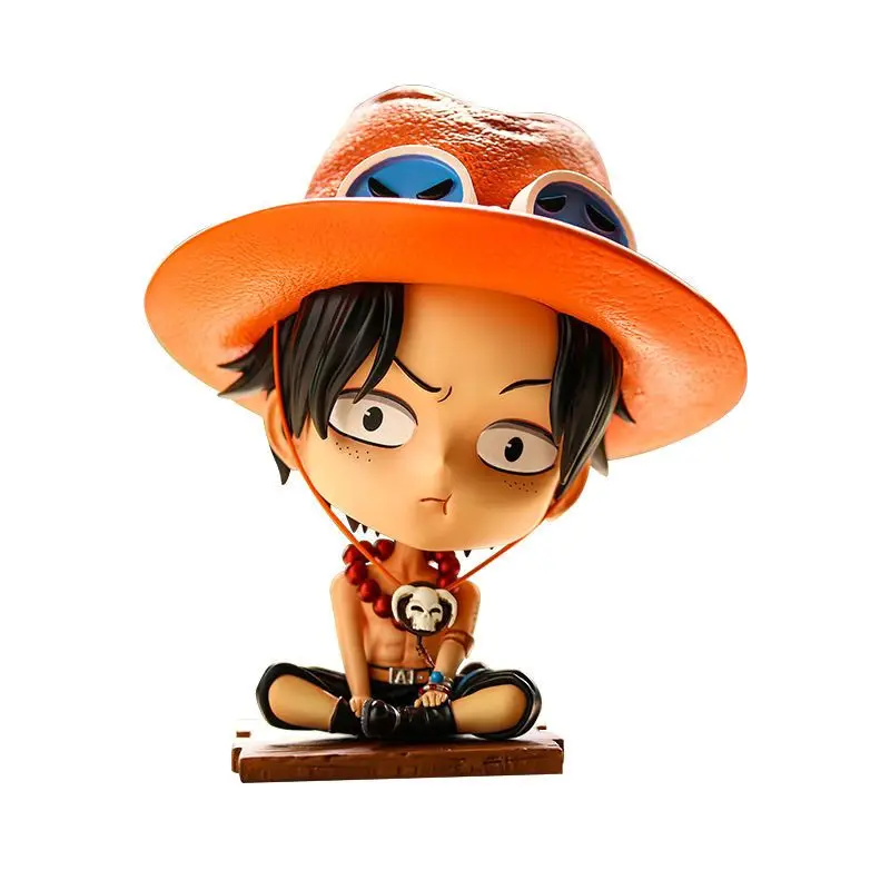 One Piece  Ace figurine, Luffy popular collectible accessories, anime model, tabletop decoration, car-mounted decoration 2026 view 2
