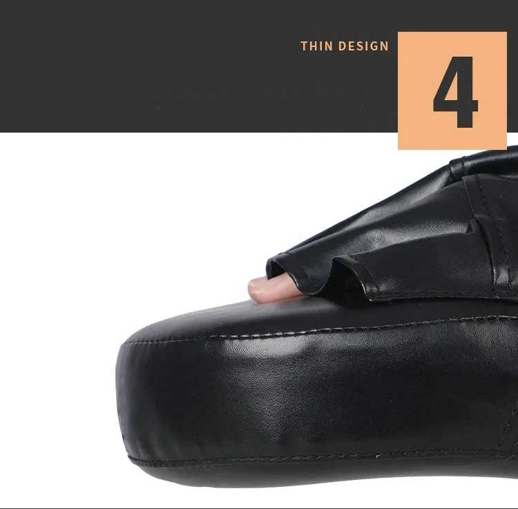 1 Stück Kickbox-Handschuh-Pad, Schlagziel, PU-Leder, Karate, Muay Thai, Sanda Trainingsausrüstung, Verstellbarer Riemen für Erwachsene und Kinder – Detail 8