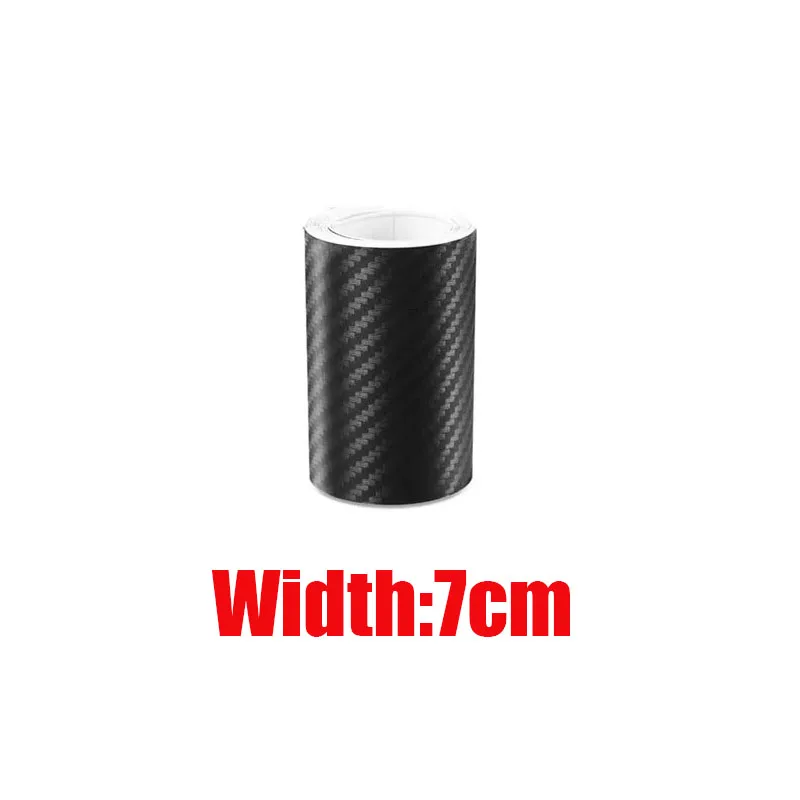 1/2 stücke Carbon Faser Automotive Klebeband Rolle Matte Schwarz Schutz Auto Film Selbst-Klebe Film 3D Auto film Zubehör