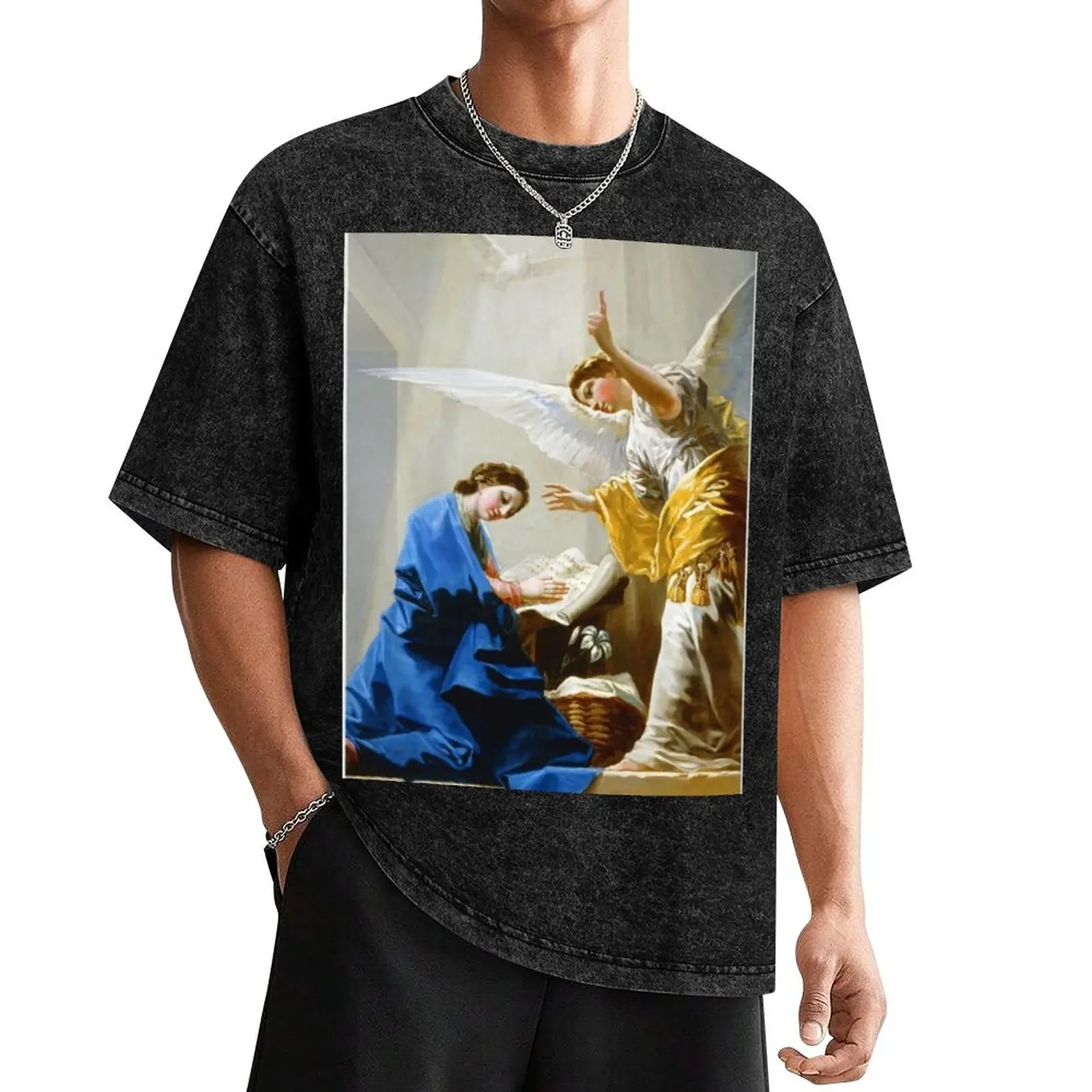 The Annunciation - Francisco José de Goya T-Shirt anime figures oversized t shirt men tshirt