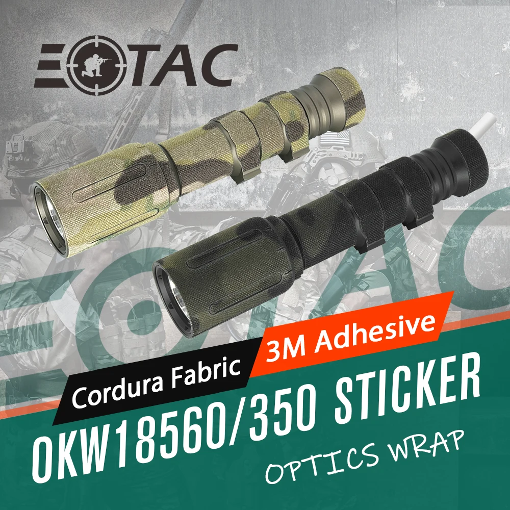 New OKW 18650 Weapon Light Wrap Camouflage And Protection Sticker