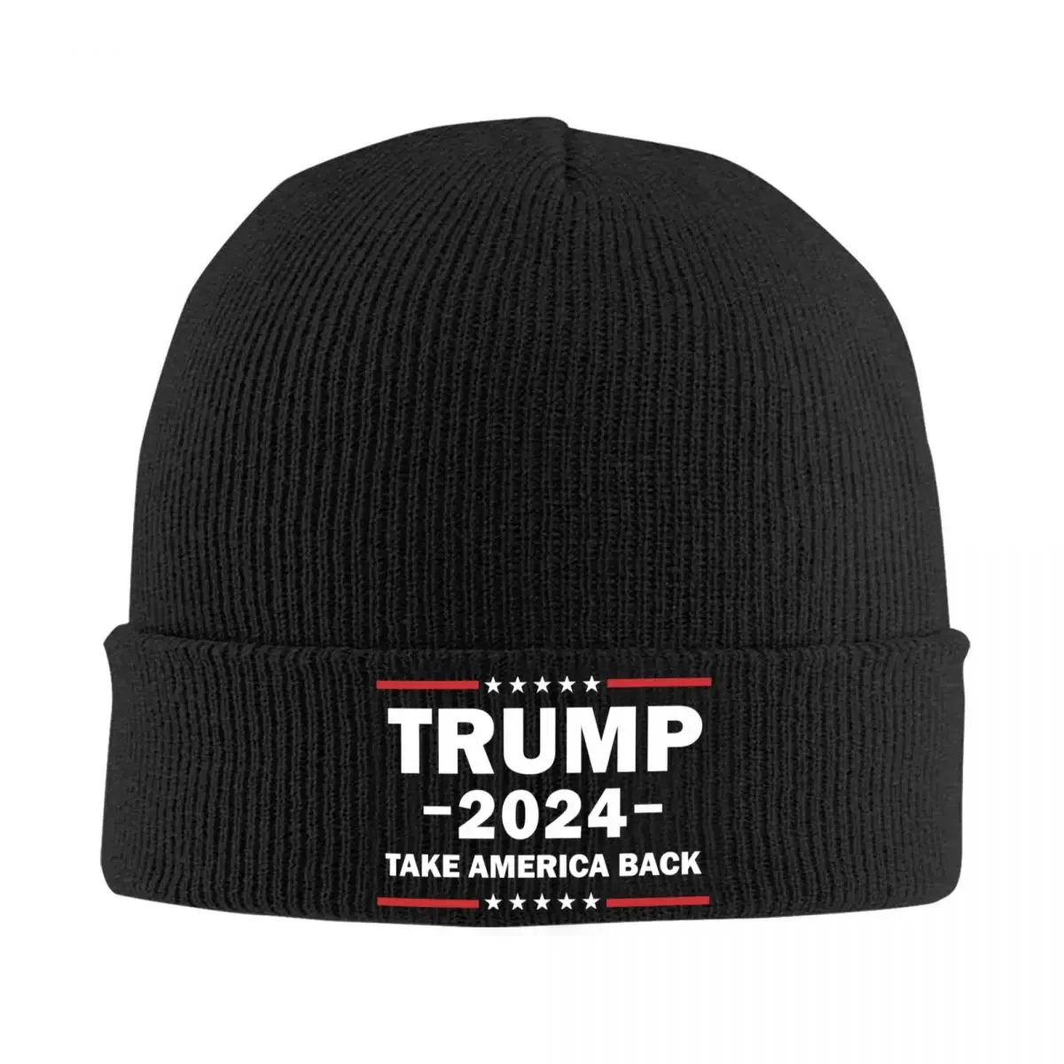 Donald Trump 2024 Shirt Take America Back Knitted Hat Beanie Autumn Winter Hat Warm Fashion Caps for Men Women