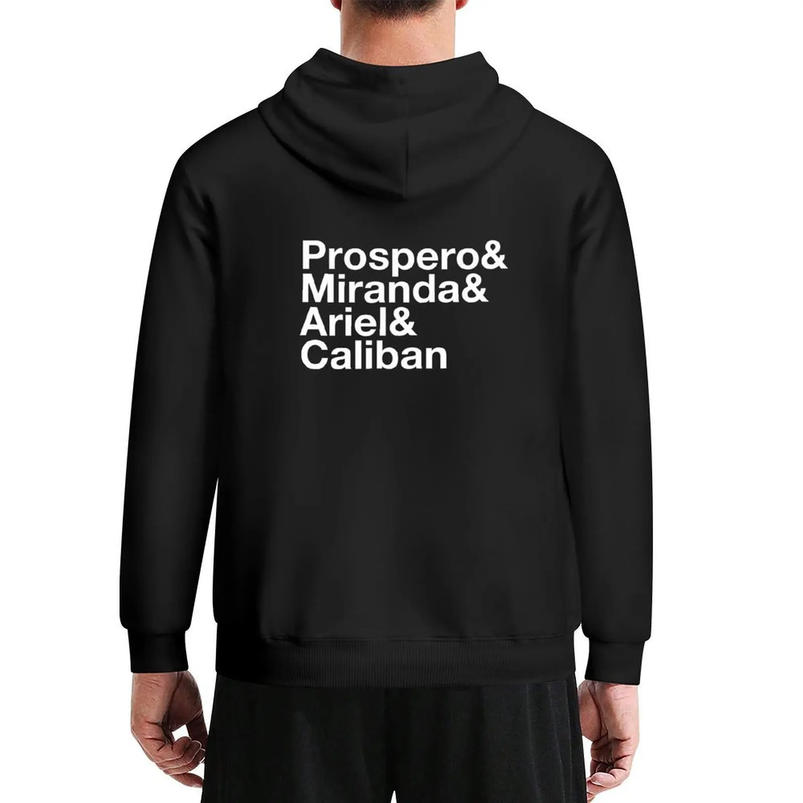 

Shakespeare The Tempest & List: Prospero & Miranda & Ariel Caliban Hoodie men's autumn clothes men's winter sweater tracksuits