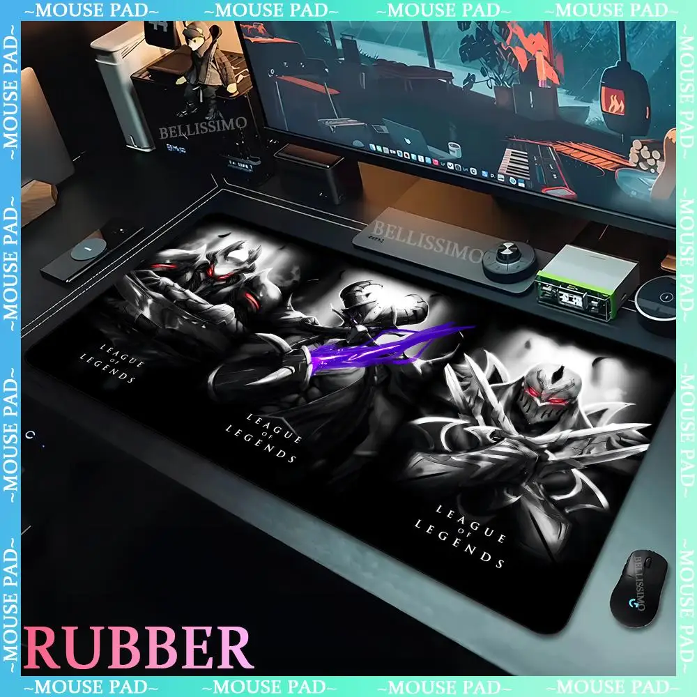 Game League of Legends Anime XXL MousePad Anime Girl Game Keyboard Pad Thickened Desk mat Gaming Accessories Lock Edge Mouse Pad