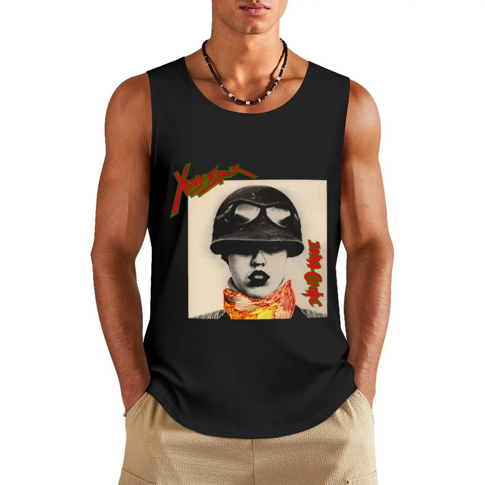 X RAY SPEX Tank Top men clothings sexy clothes men gym t-shirts