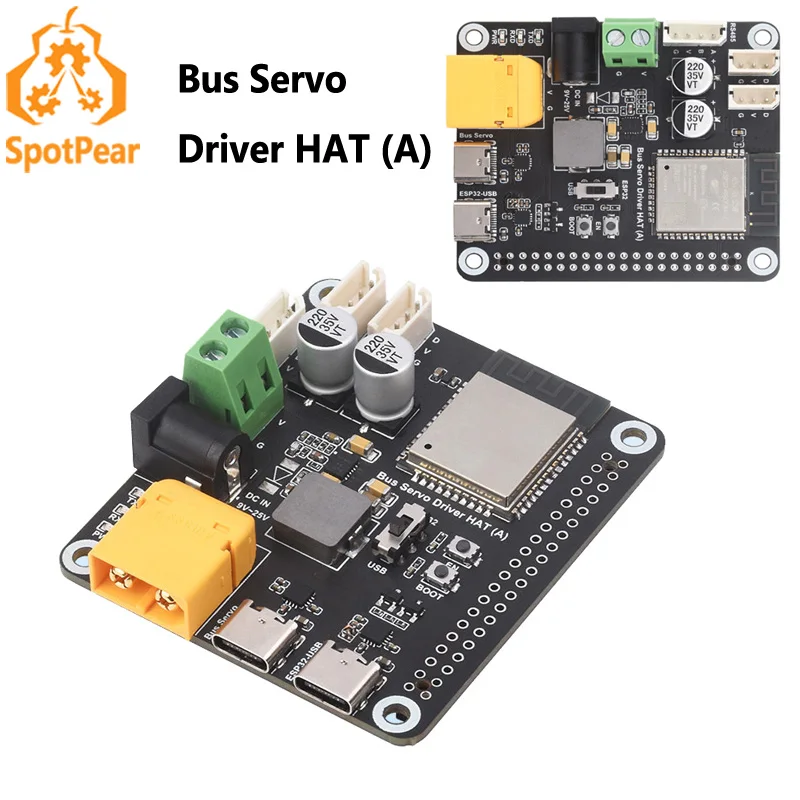 

ESP32 UART USB Bus Servo ST RSBL Driver board For Raspberry PI Robot