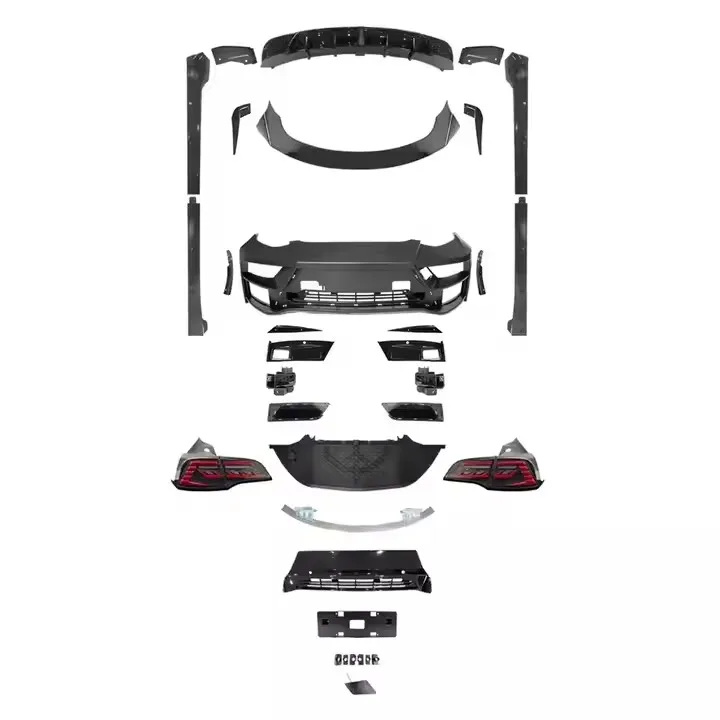 

2017-2023 Tesla-La Model 3, комплект аэродинамического кузова, передний бампер, задний спойлер, компоненты разветвителя хвостовой части