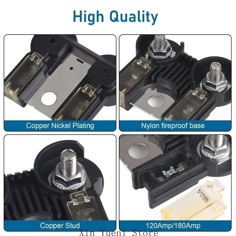 

E8BC Vehicle Battery Terminal Fuses Corrosion Resistant Electrical Fuses for Car 1500