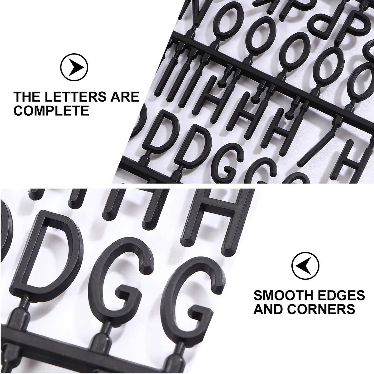 5Pcs Plastic Felt Board Letters For Coffee Shop Menu Board Home Decore Set Lightweight Numbers Symbols Office Use