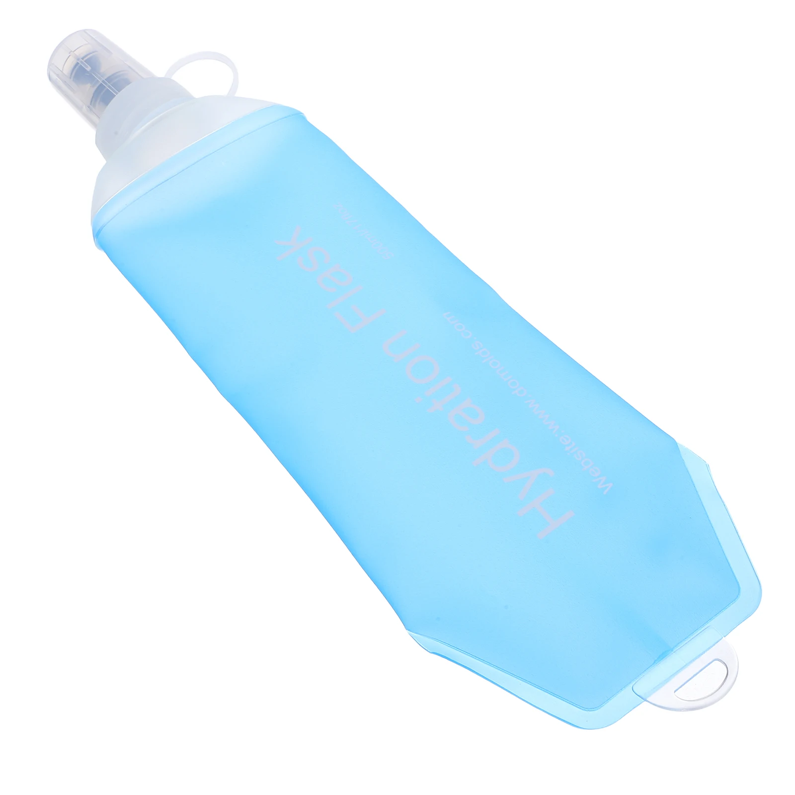 

500 Ml Collapsible Soft Water Bottle for Athletes Outdoor Enthusiasts Transparent Lightweight Durable Tpu Material
