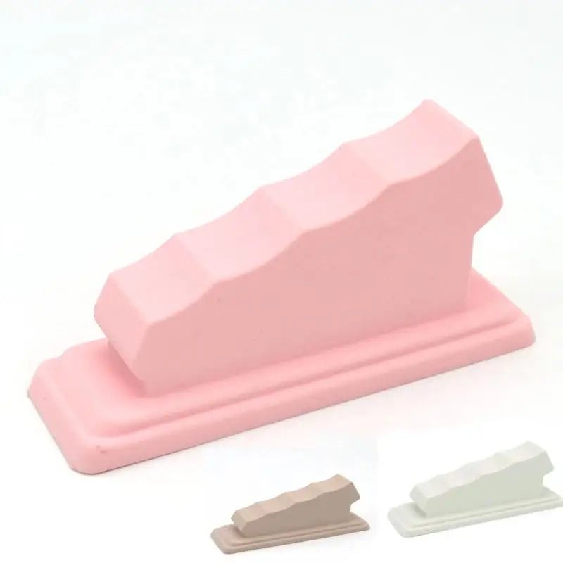 1 STKS Zachte Siliconen Nail Art Vinger Ondersteuning Stand Rest Houder Voor Gel Polish 3D Schilderij Tekening Coating Salon Accessoires