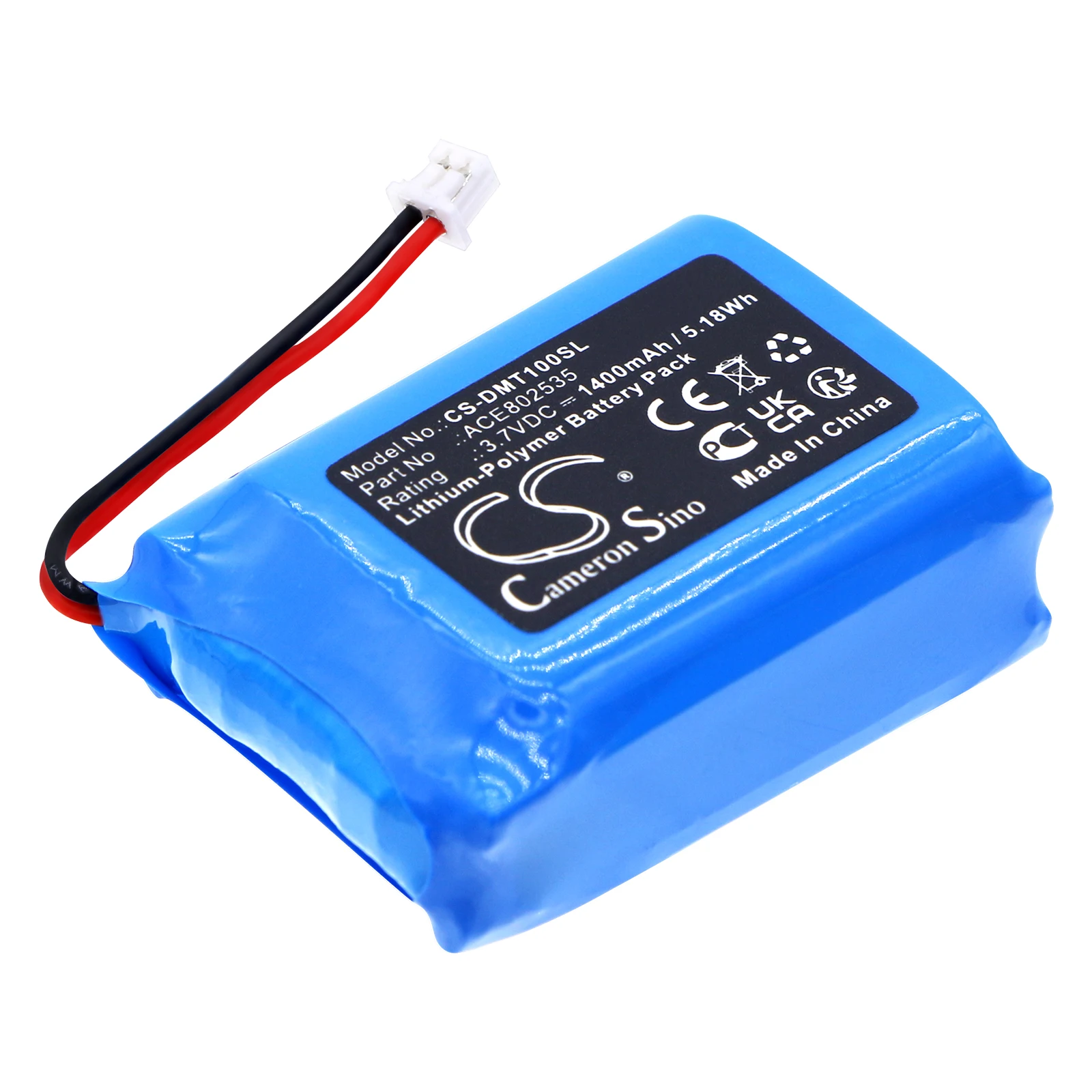 

CS Replacement Battery For Divoom Macchiato ACE802535 1400mAh / 5.18Wh Speaker