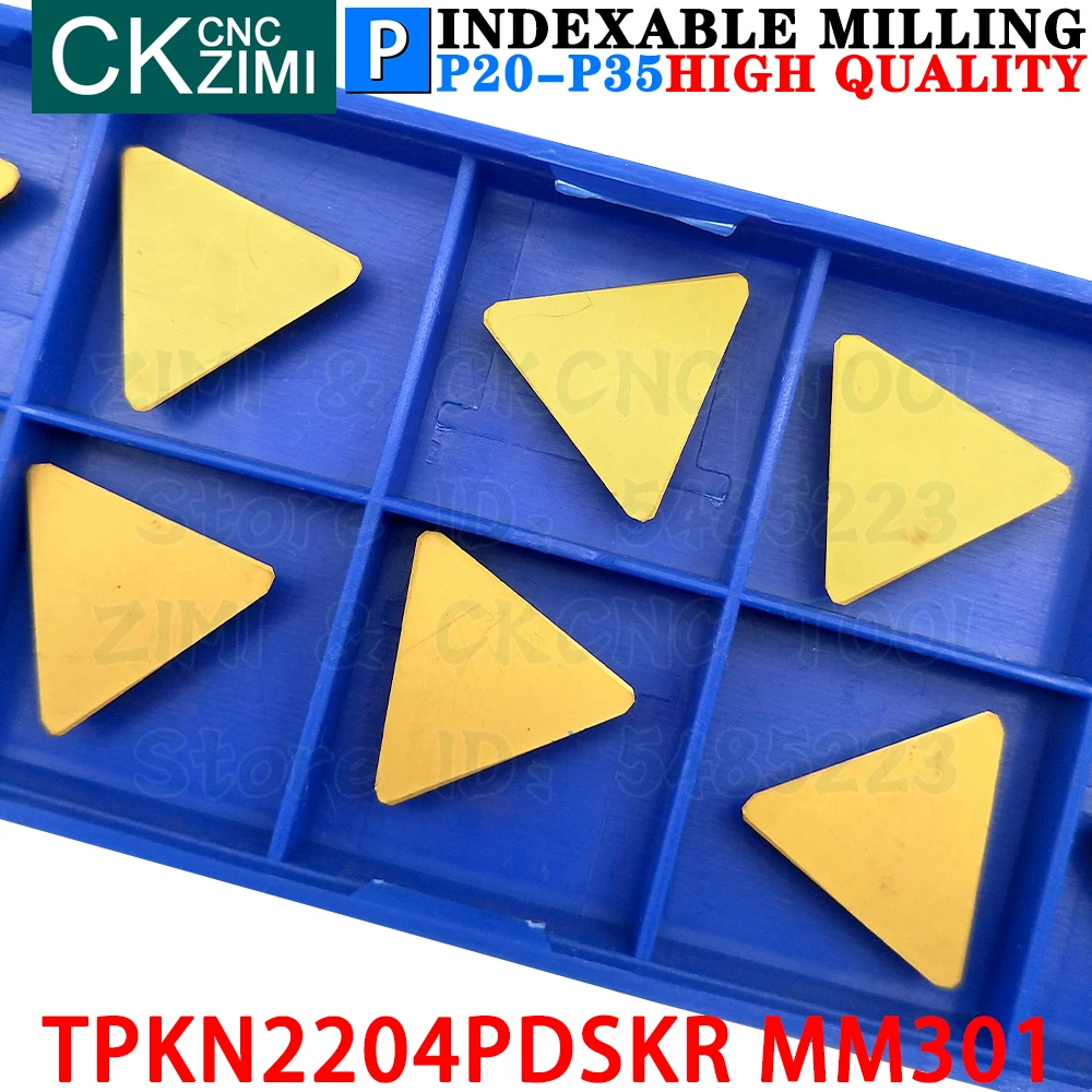 TPKN2204PDSKR MM301 TPKN 2204 PDSKR MM301 carbide inserts milling inserts tools CNC Indexable Cutting Turning cutter lathe Tool