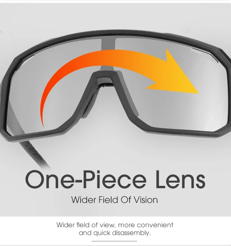 Photochrome Herren UV400 Radfahren Sonnenbrille Frauen Sport Lauf Brillen für Männer Gläser Straße Mountainbike Fahrrad Brille – Detail 4