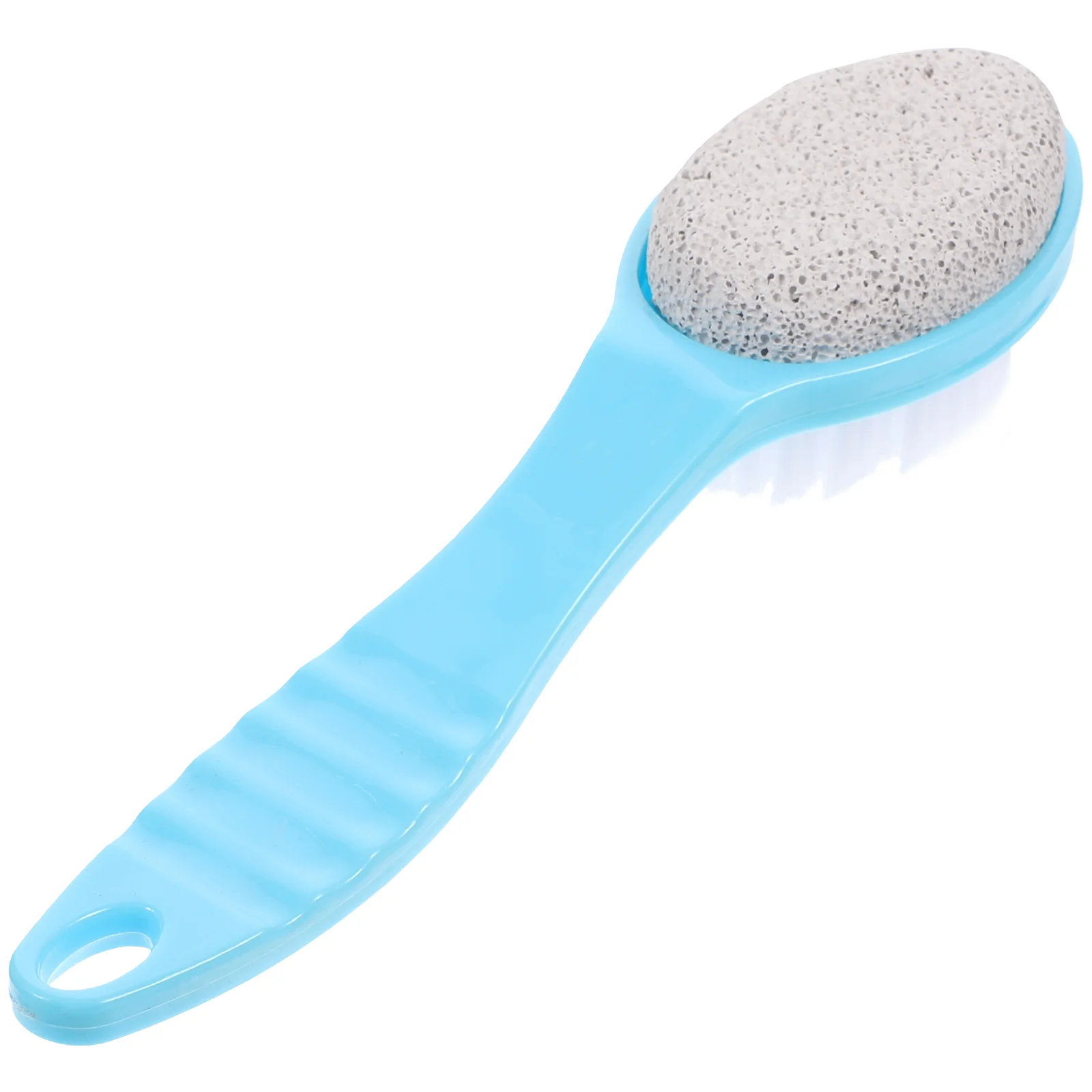 Double-sided Dead Skin Exfoliating Natural Pumice Stone Brush and Foot Scrubbing (green)