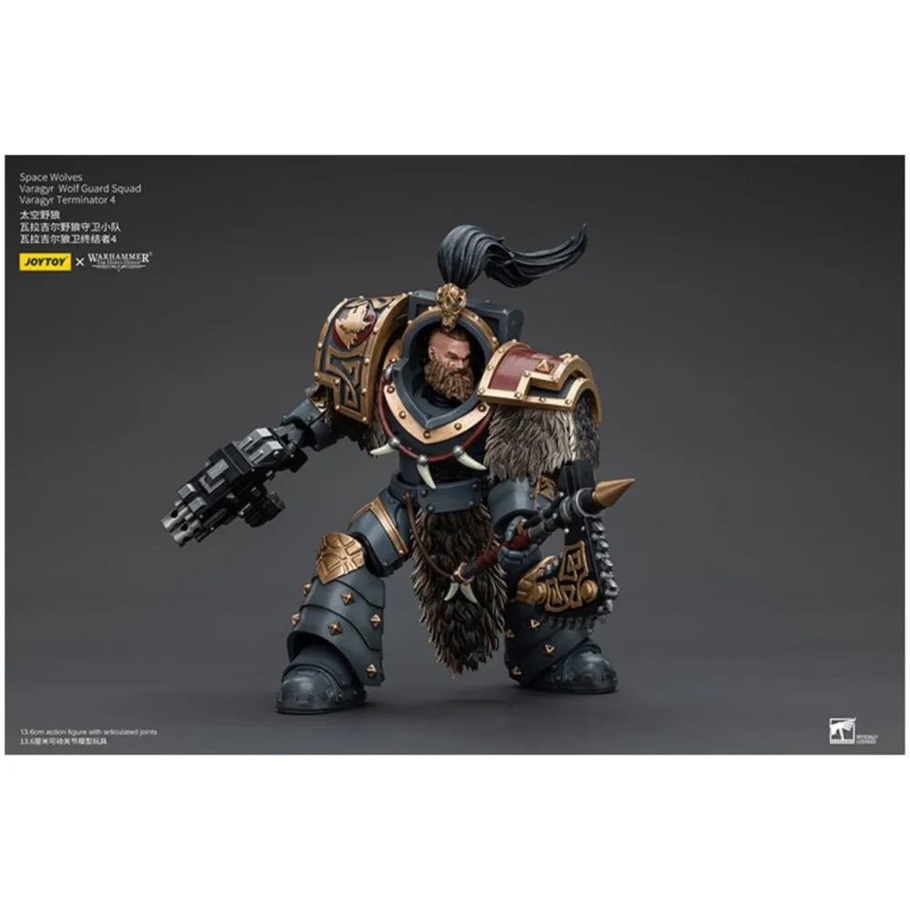 JOYTOY Warhammer "The Horus Heresy" Space Wolves Varagyr Wolf Guard Squad Varagyr Terminator 4 Action Figures Collezione di bambole