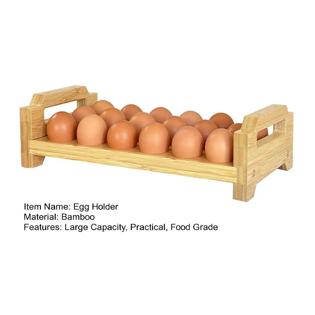 Egg Tray Stackable Egg Holder Shelf for Kitchen Storage Organization Capacity Countertop Display Stand for Eggs Easy to Assemble