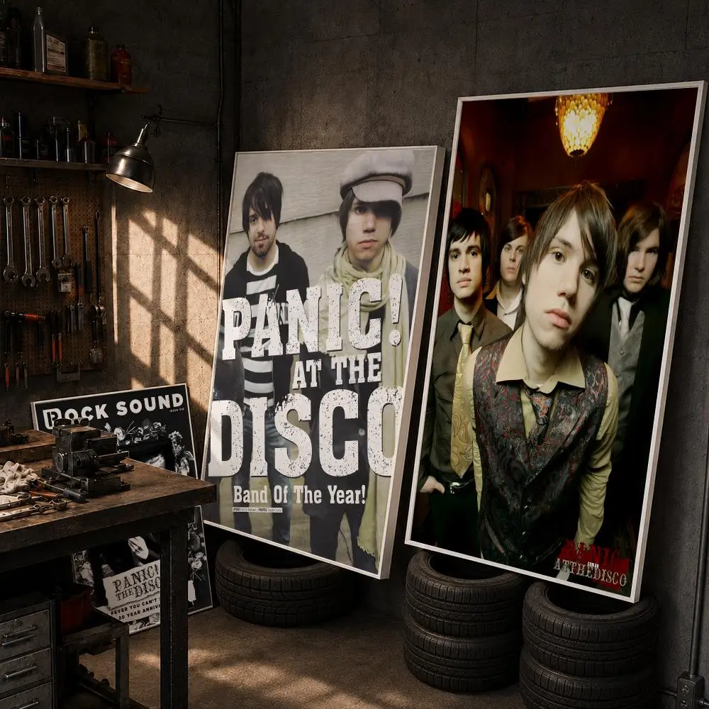 P-Panic At The D-Disco Poster HD Wall Art Home Decor Waterproof Print Bedroom Garage Party Gift