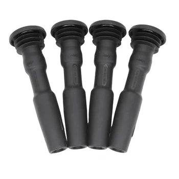 適用於奧迪 A3 Q3、斯柯達明銳、大眾高爾夫 VII、Polo、西雅特(2011 年及之後)1.2、1.4、1.5T 發動機的 4 個帶彈簧的點火線圈橡膠套,零件號:04E905199A H 8 best sales 大眾汽車零件 - №3