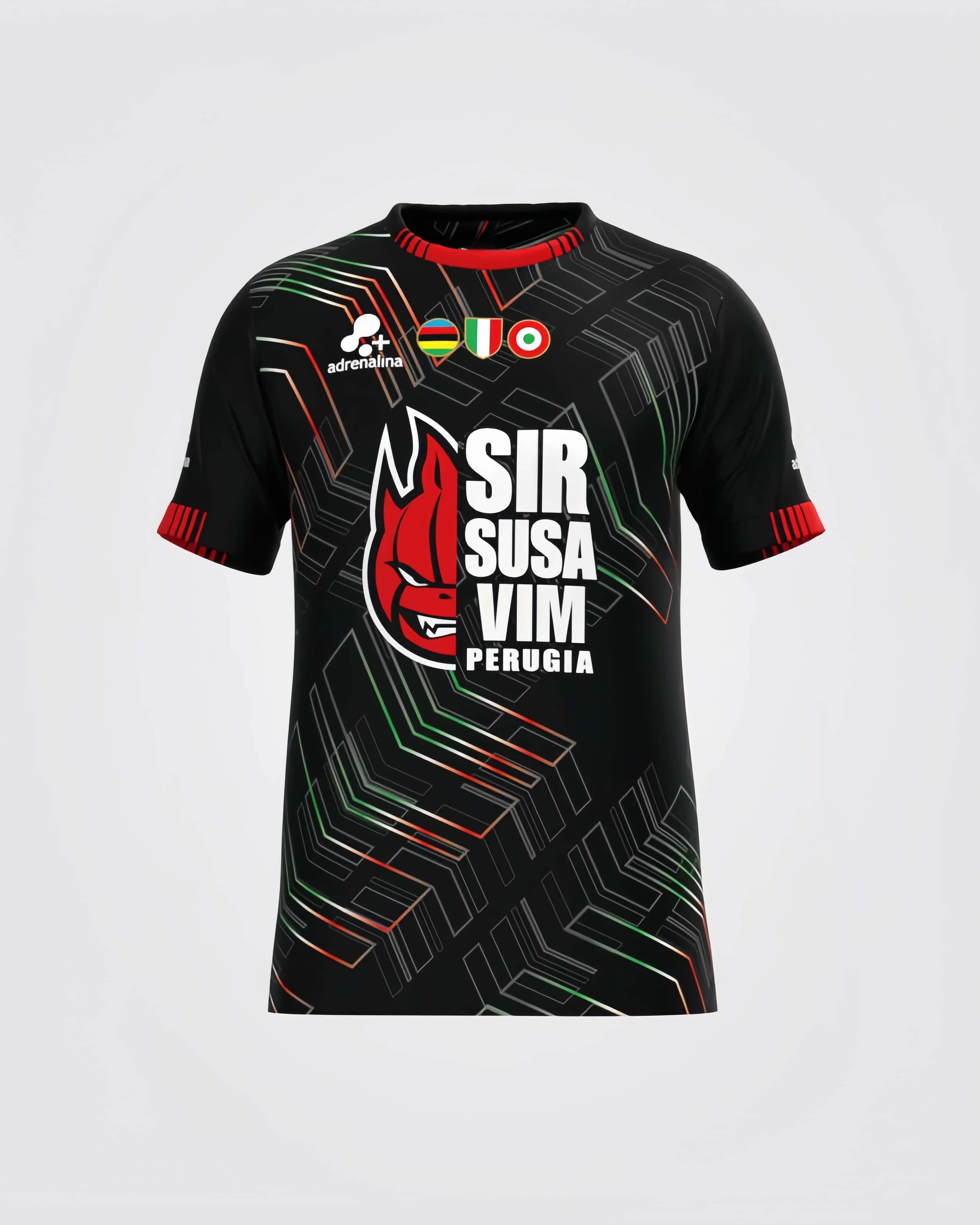 A nova coleção masculina de verão de camisas de vôlei Perugia e camisetas esportivas femininas são confortáveis e respiráveis