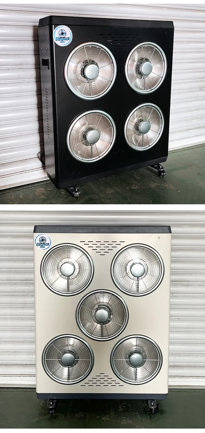 For Crystal Electric Heater Large Area Household Silent Commercial Home Heating Thermostat Energy Saving