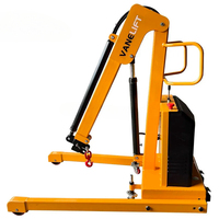 China Manufacturer Light Mobile Battery Crane Pallet Truck 200 500 800 1000 1500 2000 kg Semi Half Electric Hook Jack Lifter