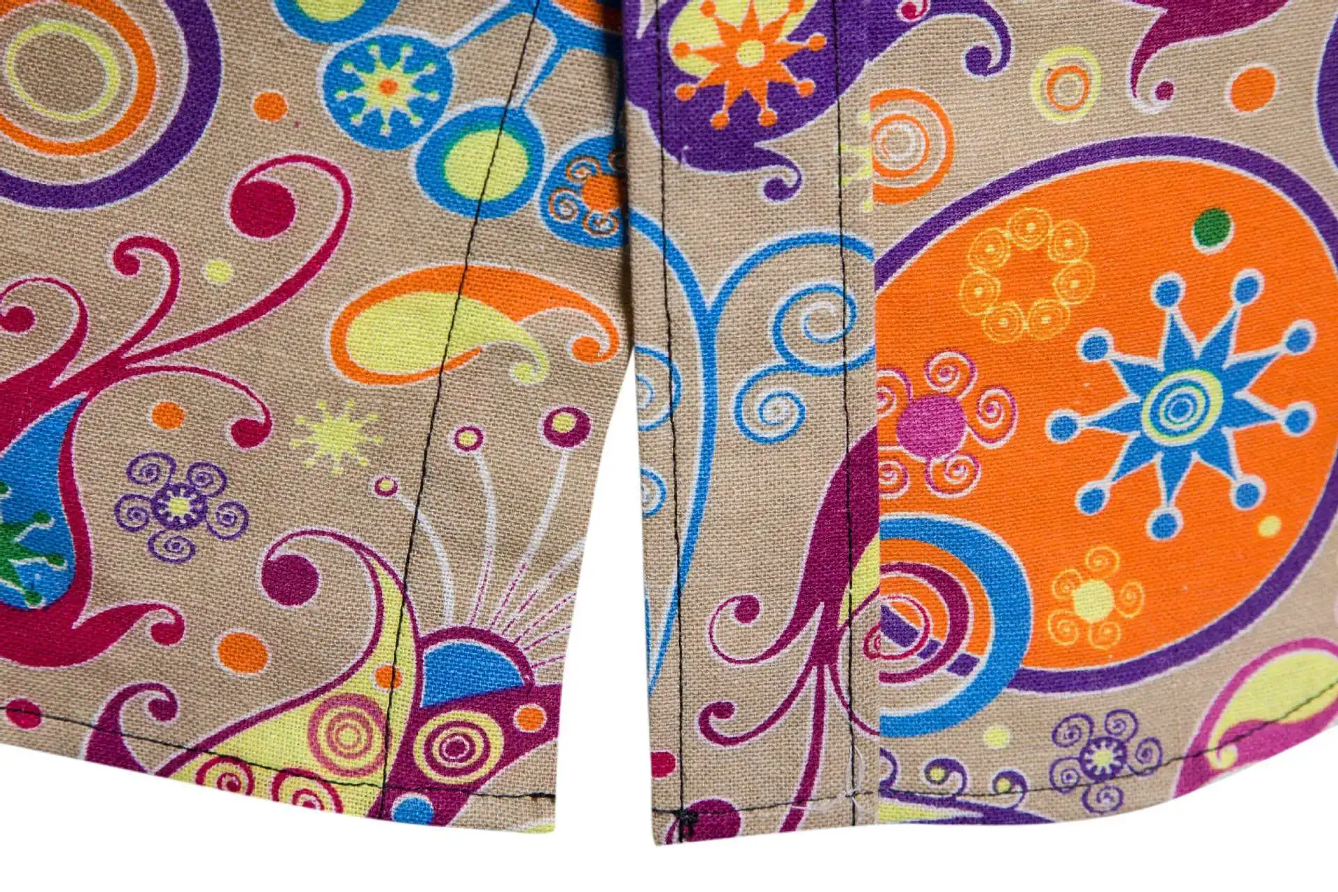 قميص رجالي بأكمام طويلة وأزرار ، كتان أنيق ، نمط إافريقي ، مطبوع تقليدي ، حفلة