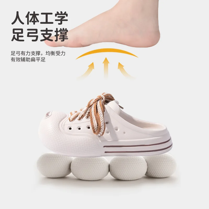 

Children's Hole Shoes, Boys' and Girls' Anti-collision Medium and Large Children's Slippers, Breathable Soft Sole