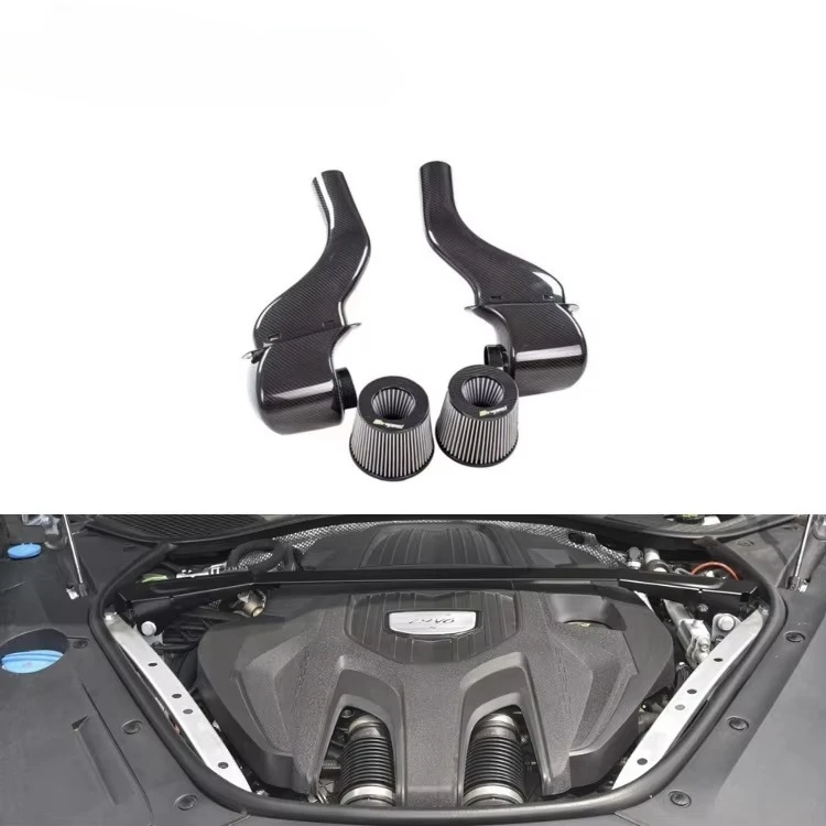 

High Performance Carbon Fiber Cold Intake System Kit Automotive Engine Parts Carbon Intake Panamera 971 2.9T