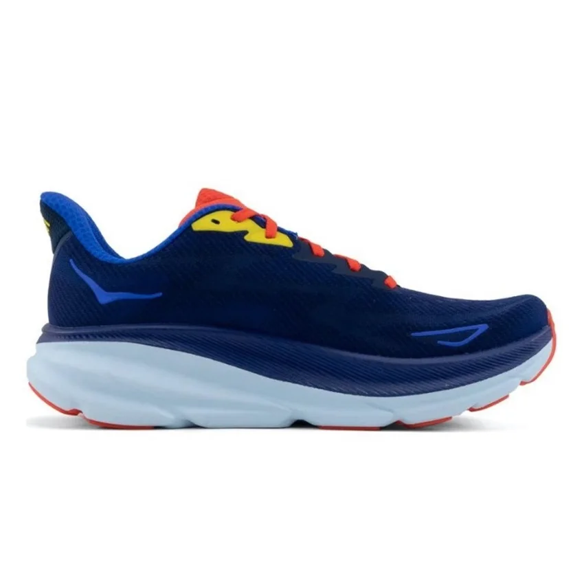 حذاء Hoka One One Clifton 9 Bellwether Blue Walking Classic Sports Shoe حذاء رياضي كاجوال للنساء والرجال