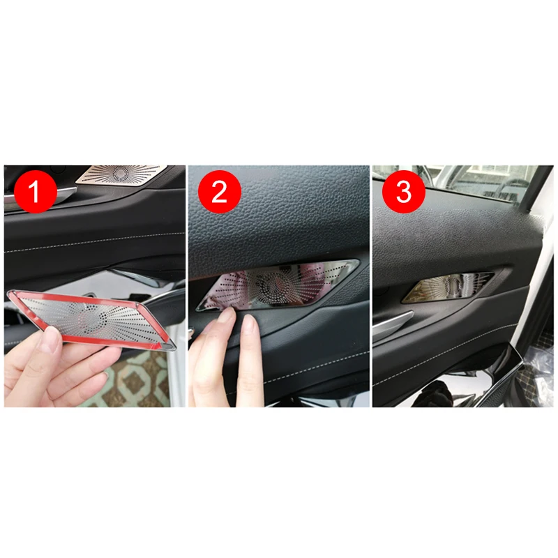 하발 H6 3세대 GT DHT-PHEV 2021 2022 2023 2024 차량 내부 뒷문 손잡이 오디오 혼 후드 스피커 트림 커버 액세서리 썸네일 6