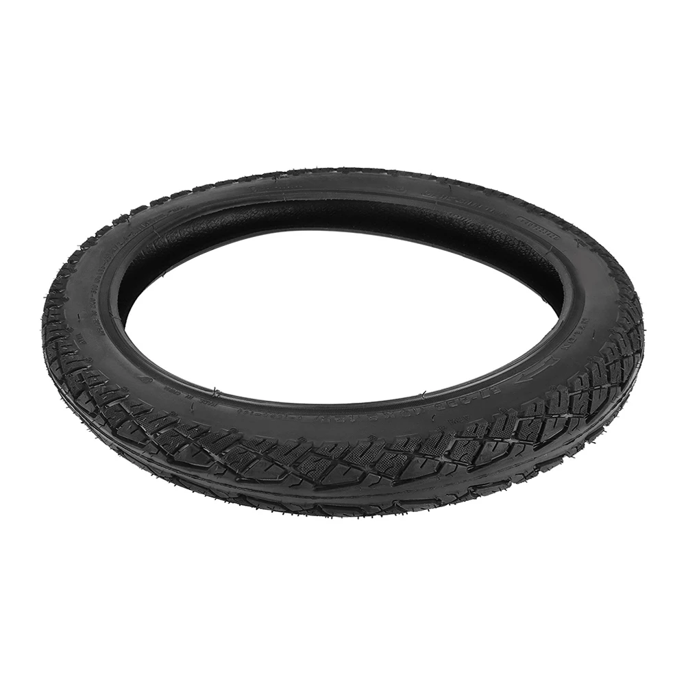 16 Inch Black Inner Tube/Outer Tyre for Electric Bike Bicycle Rubber Material Compatible with 16x2 125(57 305) Tire Size