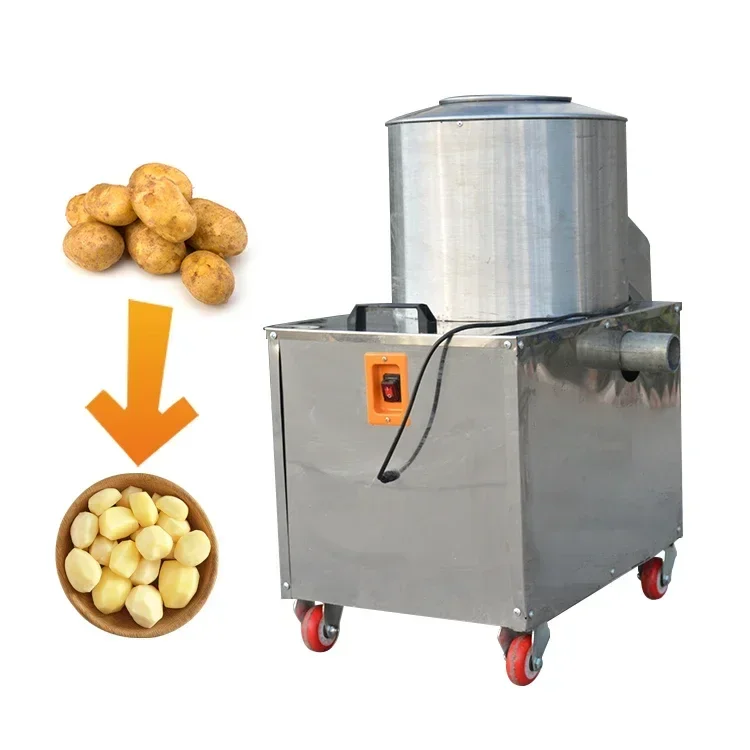 

Commercial Potato Peeling Machine, Red Sand Liner Automatic Washing and Peeling Machine, Suitable for School Cafeteria Use