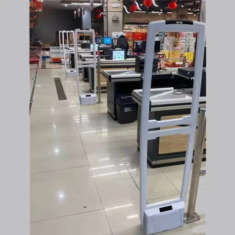 واسعة النطاق التعريفي EAS AM بوابات مضادة للسرقة ABS الأمن الاستشعار هوائي نظام مكافحة سرقة المتاجر مع كشف التسمية الأمنية f