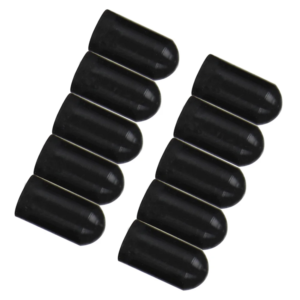 10 Pcs Drumstick Protectors Silicone Tip Mute Sleeves Noise Reducers Silent Practice Mallet