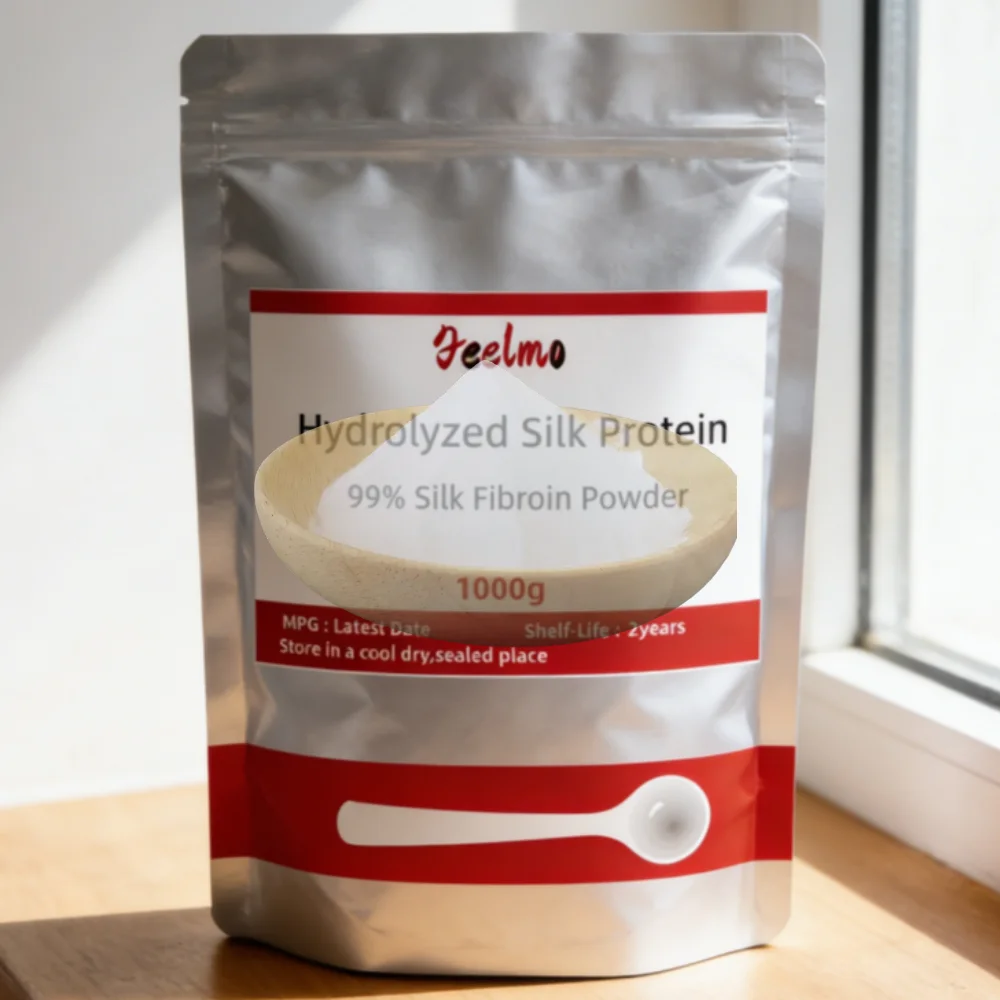 Hydrolyzed Silk Protein Powder ,silk Fibroin For Moisturizing, Brightening And Improving Skin Perception
