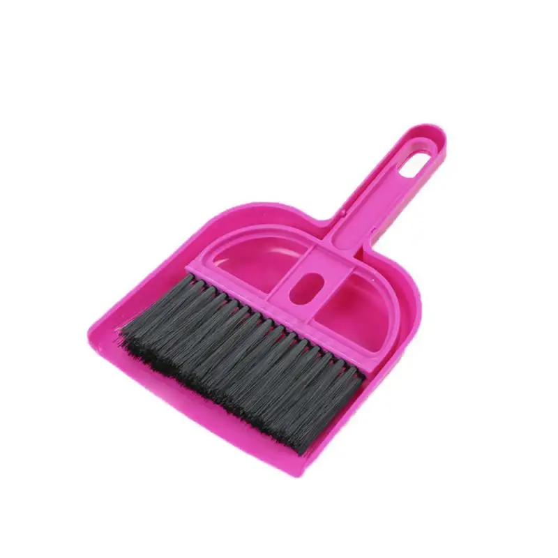 Mini Small Pet Cleaning Kit Dustpan Broom Sweep Brush For Chinchilla Guinea Pig Hamster Cleaning Tool Accessories Desktop Sweep