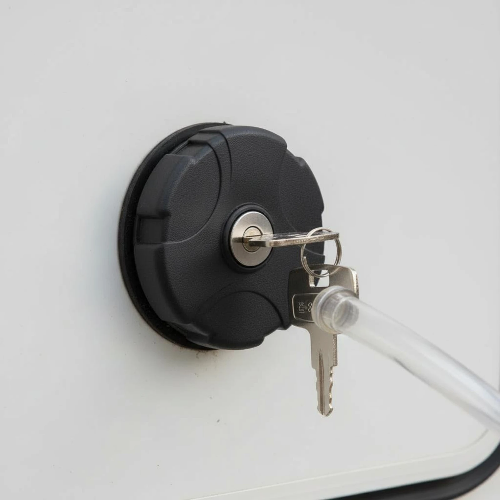 

Locking RV Water Filler Cap Leakproof Gasket Motorhome Natural Flow Water Inlet Long-Lasting Vented Design
