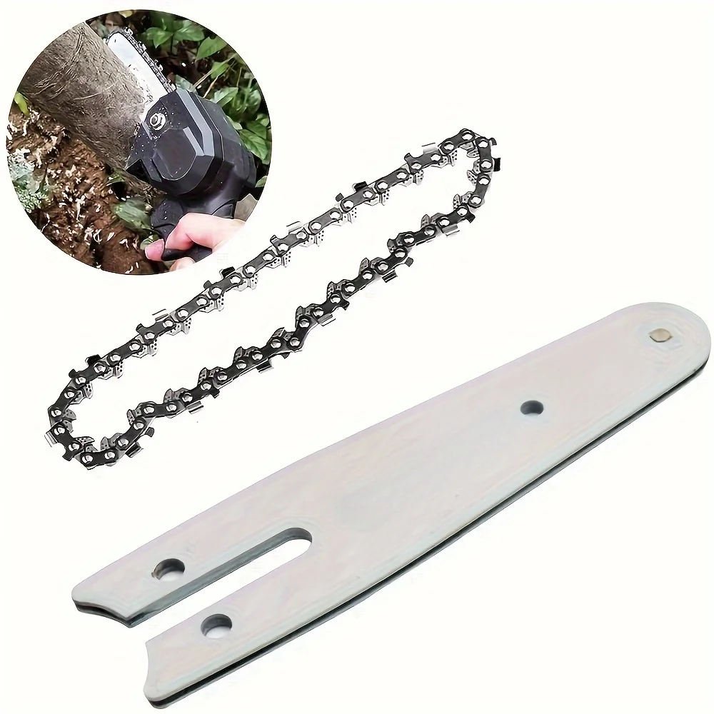 4-Inch 6-Inch 8-Inch Chain Saw Set - Can Be Operated with One Hand for Courtyard Logging and Branch Trimming, Small Wood Cutting