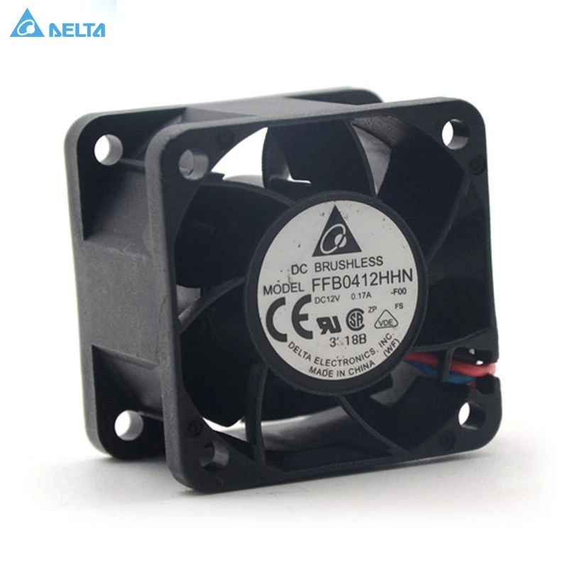 for delta FFB0412HHN 4cm 40MM 4028 40*40*28MM 1U server fan 12V 0.17A Dual ball