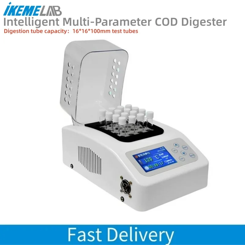 IKEME Laboratory Water Quality Analyzer 16 Holes Heating Intelligent Multi-Parameter Digestion Instrument COD Digester
